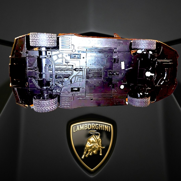 Lamborghini Murcielago Orange/Black LP-670-4 SV 2.4 GHZ 1:10 Scale Car Only - Picture 5 of 6